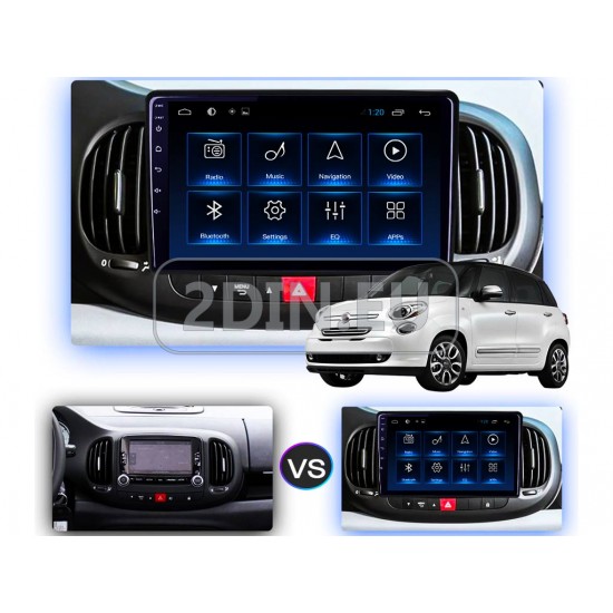 FIAT 500L - 10.1" МУЛТИМЕДИЯ / Навигация android 16